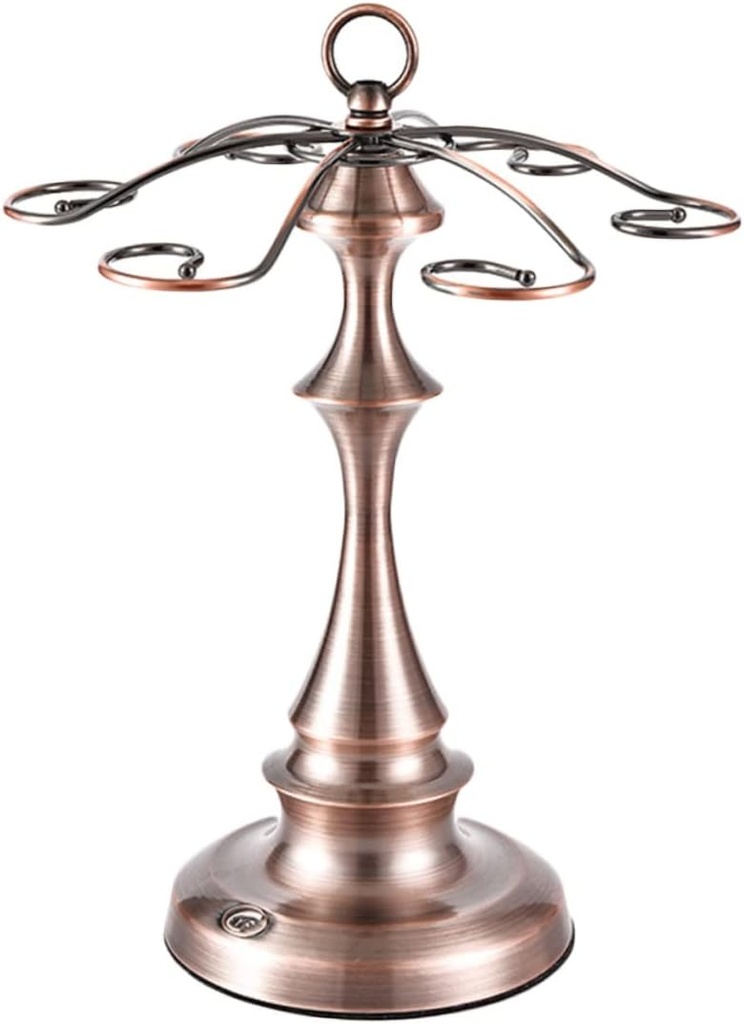 PRETYZOOM Air Dry Wine Glass Holder Sturdy Iron Wine Rack for Goblets Modern Kitchen Accessory