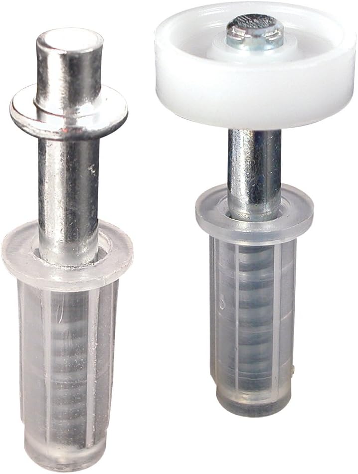 Prime-Line N 7266 Bi-Fold Door Top Pivot and Guide Wheel (2 Pack), Mill