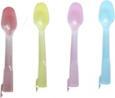 Compatible for XEOLEO Disposable Ice Cream Spoon Plastic Compatible for Mcflurry Spoons 100pcs Suitable Compatible for Mcflurry Ice Cream Maker Part