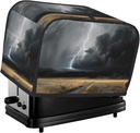 Thunder Landscape Toaster Cover 2 Slice, Two Slice Bread Machine Covers Quilted Toaster Dust Cover Universal Size Kitchen Small Appliance Cover With Top Handle