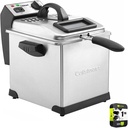 Cuisinart CDF-170P1 3.4 Quart Deep Fryer Stainless Steel Bundle with 1 YR CPS Enhanced Protection Pack (Renewed)