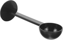 Amosfun Dual Use Coffee Bean Measuring Scoop and Tamper Food Safe Plastic Espresso Powder Spoon for Mocha Pots and Coffee Machines Practical Portioning Tool for