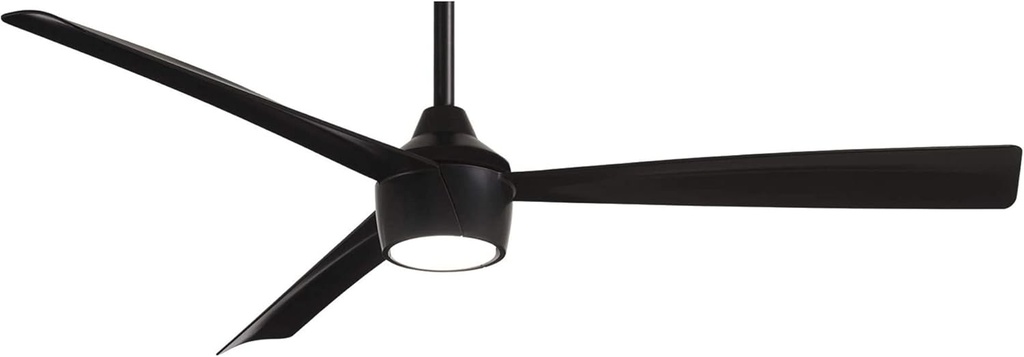 Minka-Aire F626L-CL Skinnie 56" Ceiling Fan with Integrated LED Light in Coal Finish