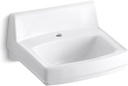 KOHLER K-2031-0 Greenwich Wall-Mount Bathroom Sink, White 1.38