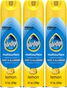 Pledge Dust & Allergen Multisurface Cleaner, Aerosol Spray, Lemon Scent, 9.7oz (Pack of 3)