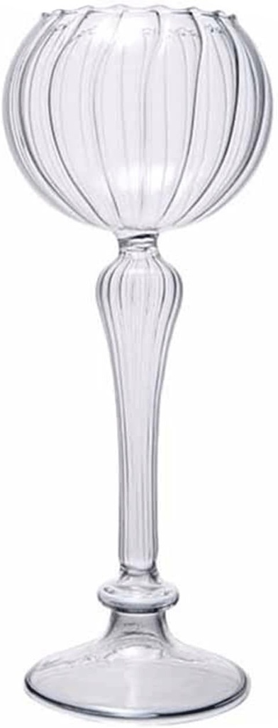Stemware Wine Glass Wine Glasses Cocktail Glass Style Tall Flower Goblet Transparent Column Personality Bar Glass Cup