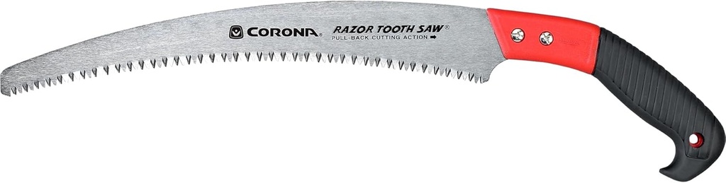 Corona Tools 13-Inch RazorTOOTH Pruning Saw | Tree Saw Designed for Single-Hand Use | Curved Blade Hand Saw | Cuts Branches up to 7" in Diameter | RS 7120