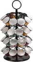 Coffee Pod Carousel, 360° Rotating Holder for Pods, 40-Capsule Organizer Rack