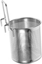 GLEAVI Stainless Steel Hot Pot Strain Basket Hanging Hook Sturdy Mesh Colander for Cooking Steaming and Draining Kitchen Essential for Hot Pot Lovers