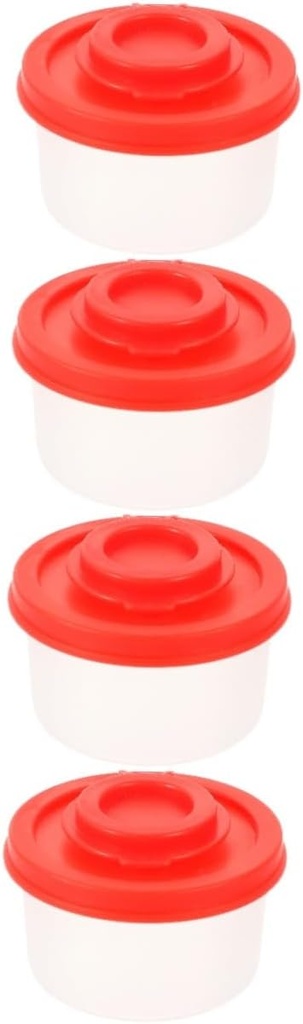 Cabilock 8pcs Airtight Spice Storage Jars Pepper and Salt Dispenser for Outdoor Cooking Camping and Kitchen Use Material for Seasonings and Condiments