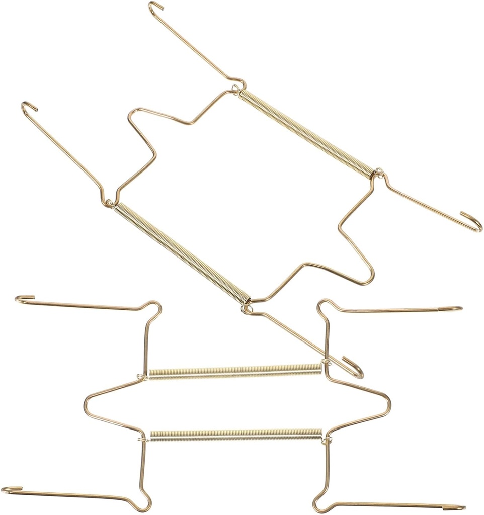 2pcs U-Shaped Spring Plate Hanging Rack Plate Holders Kitchen Decor Wall Hangers