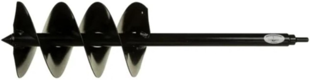 Power Planter Auger Drill Bit Extension 7" x 28" with 1/2" Non-Slip Hex Drive — Garden Auger for Planting Gallon Potted Plants and Post Holes — Garden Digging Tool for Dirt, Sand, Soil & Clay