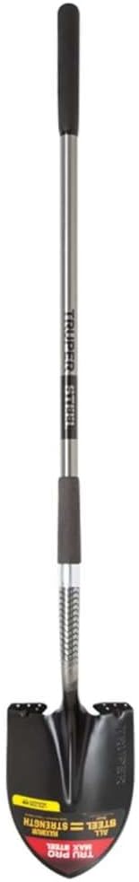 Truper Tru Pro Steel 8.75 in. W x 58" in. L Round Point Shovel Steel