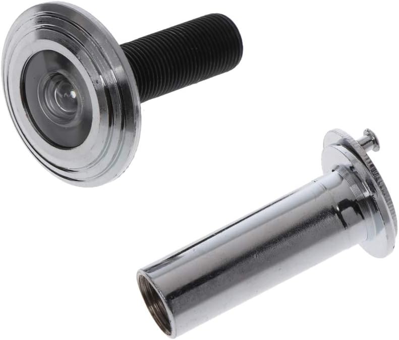 Stainless Steel Peephole for Front Door with Privacy Hidden Security Door Viewer 200 Degree Wide Viewing Door Viewer