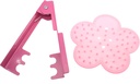 1 Set Rose Stem Leaf Thorn Stripper Stripping Tool Thorn Remove (Pink)