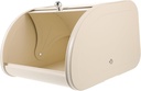 Small Carbon Steel Bread Box for Kitchen Countertop Multi-function Food Container with Capacity and Airtight Seal Space-saving Storage for Bread Snacks and Kitchen Essentials