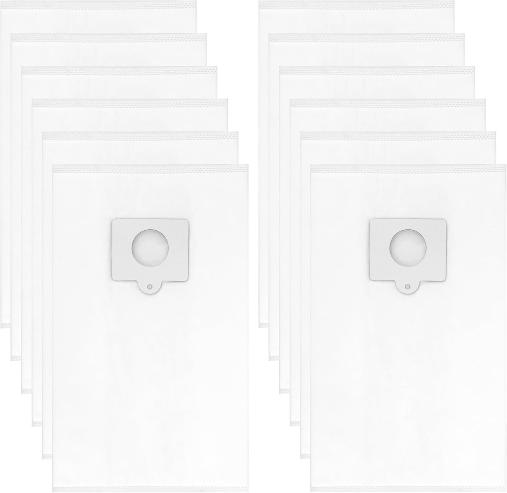 12 Pack Canister Vacuum Cleaner Dust Replacement Bags Fit for Kenmore Type Q/C 5055,50557,50558,200 400 600 700 800 series Bag