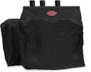 Char-Griller® 2 Burner Dual Function Charcoal and Gas Grill Cover, Durable Cover with Water Resistant Material, PVC Lining, with Custom Fit to Model 5030, Black, 26 "L x 54" W x 45" H, Model 5055