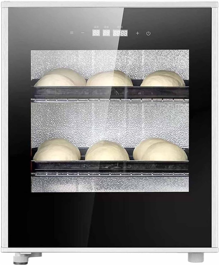 Electric Dough Proofer Machine, 40L Kitchen Fermentation Box with Humidity (60-90%RH) and Temperature (20-50°C) Control, Timer: 1min ~ 24h Dough Proofer, High Efficiency for Bread and Yogurt Making