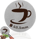3 Packs 53.5mm Espresso Puck Screen, Reusable Puck Screen Replacement, Perfect Espresso Distribution Tool Compatible with Espresso Machine 53.5mm Portafilter Basket, 1.7mm Thickness 150μm