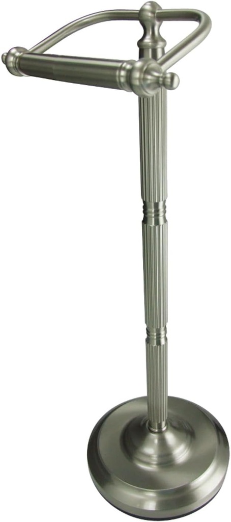 Kingston Brass CC2108 Georgian Freestanding Toilet Paper Holder, Brushed Nickel