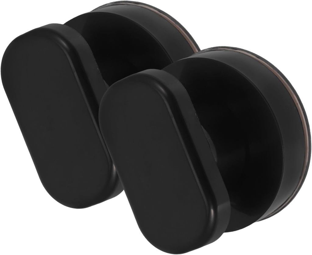 2pcs Suction Cup Door Handle Set Stick-On Glass Door Pulls for Bathroom Kitchen Easy Install Suction Cup Grab Bar for Cabinets Sturdy High-Strength Grip