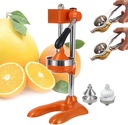Manual Citrus Press Juicer Machine | Food Processors Stainless Steel Manual Lemon Press Fruit Juicer with Auxiliary Handle | Can Be Used For Dragon Fruit, Orange, Watermelon,orange