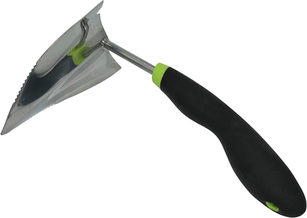 Zenport 15309B-3PK Ergonomic Garden Plow, Stainless Steel, 3-Pack, Black