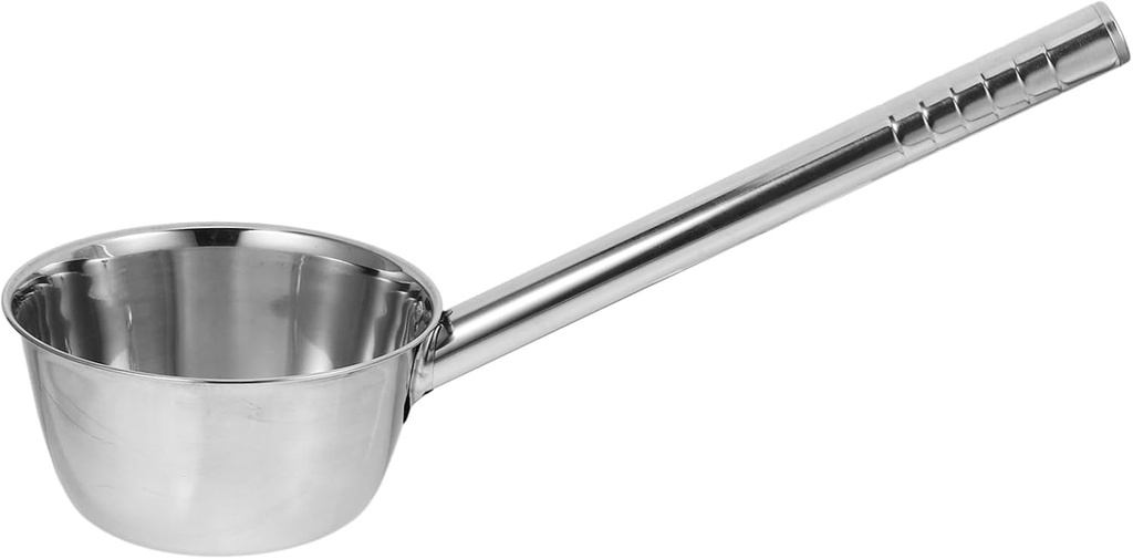 BESPORTBLE Thicken Water Ladle Handle Food Scoop for Home Kitchen Restaurant and Canteen Use Non- Grip Handle Smooth Easy to Use