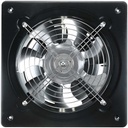 4/6/8Inch Extractor Ventilation Fan Square Metal Exhaust Fan High Speed Bathroom Kitchen Toilet Air Vent Wall Fan Air Extractor (Plug Type : US, Size : 8 inch)