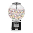 Vending Machine, 1.26in Ball Bulk Vending Machine w/Key Classic Bubble Capsule Toys Dispenser, Commercial Candy Gumball Machine, Perfect for Game Stores and Retail Stores Black (US Stock)