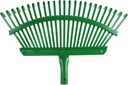 Kisangel Heavy Duty Garden Rake with Tooth Thickened Tines for Lawn Leaves and Grass Efficient Leaf Removal Tool for Gardening Agriculture and Cleanup