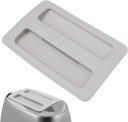 BESTonZON Silicone Toaster Dust Cover, Toaster Cover 2 Slice 6.18X4.13 Inch, Bread Washable Machine Cover, Electric Bread Maker Upper Cover for Bread Machine Part Accessories (Gray)