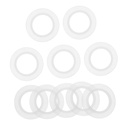 10pcs Bathroom Mounting Ring Sink Sealing Gasket Silicone Tub Drain Gasket for Kitchen Sink Strainer Washer