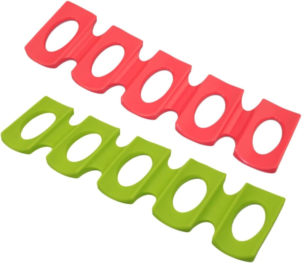 Mikinona 2pcs Wine Bottle Storage Rack Can Holder for Refrigerator Beer Mat Beverage Storage for Long Use