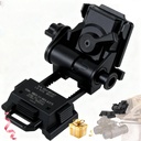 Night Vision Goggles NVG Mount,Aluminum Alloy, Compatible with PVS14/15/18/GPNVG18 & L4G24, One-Handed Adjustment & Anti-Shake Design
