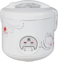 KOTO Rice Cooker & Warmer 5 Cups with Food Steamer, Non-stick Inner Pot, Flower Pattern