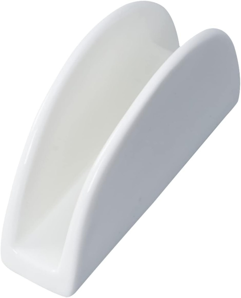 Healifty Ceramic Napkin Holder for Dining Table Bathroom and Kitchen – Decorative Paper Napkin Dispenser Reusable Tabletop Tissue Holder