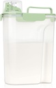 Airtight 10LBS/ Rice/Cereal/Dry Food Storage Container BPA Free, 5.28Qt Clear Plastic Kitchen and Pantry Organization Bin Suitable for Oats, Flour, Sugar, Pasta, Pet Food, etc (Fruit Green