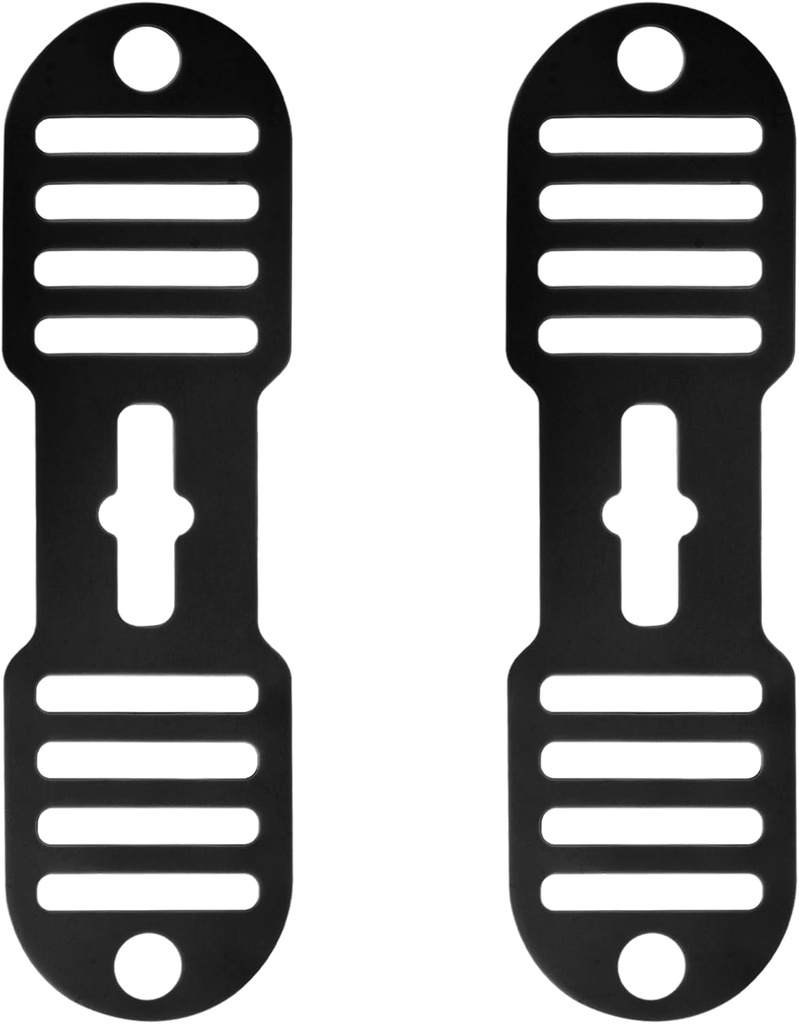 Linkidea 2 Pack Reusable Silicone Straps, Multi Purpose Kitchen Organizer Bands for Pot Lid, Bento Box, Slow Cooker, Waterproof & Elastic (Black)