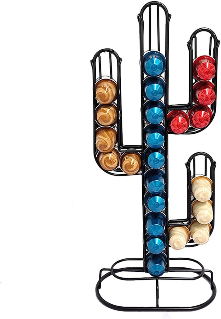 Coffee Pod Holder, Coffee Capsule Storage Stand Holds 48 Pods Holder for Kitchen Countertop Kitchen Capsule Storage Organizer