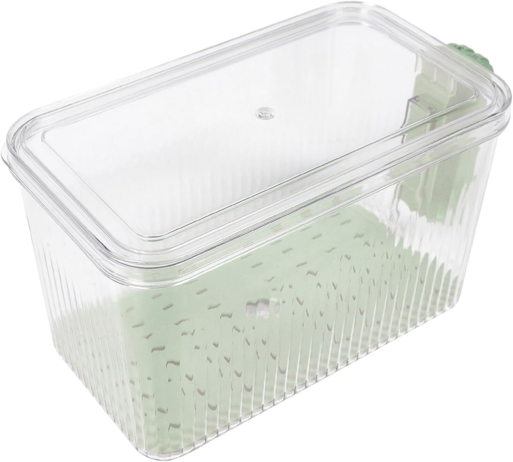 Hemoton Bread Box Airtight Fridge Organizer for Bread Toast Snacks Stylish Kitchen Supply Versatile for Home Bakery Use