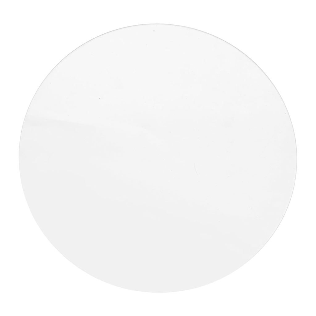 Zerodeko Acrylic Cake Circle Pan Round Cake Carrier Birthday Decor Household Tray