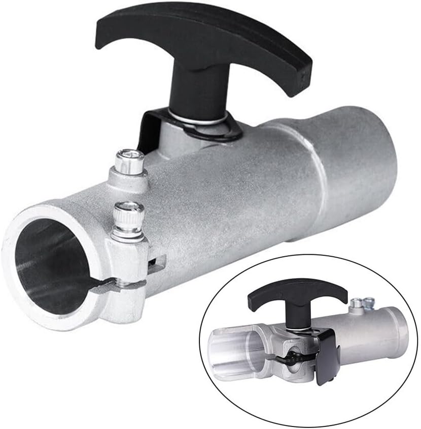 9T Shaft Connector Joining Clamp Fit for Brush Cutter for Lawn Mower Brush Irrigation Hedge Connector(28mm)