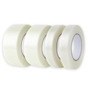 Lichamp 1" & 2" Fiberglass Strapping Tape, 4 Rolls 240 yd Heavy Duty Reinforced, Transparent Packing Tape for Boxes, Moving, Warehouse