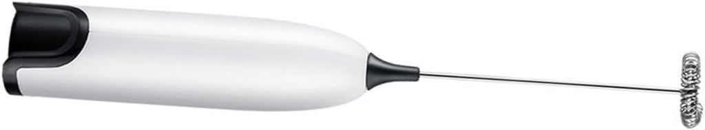 Luxshiny Electric Handheld Egg Mixer Mixer for Whisking Eggs Cream Dough Ergonomic Design for Easy One-handed Operation for Home Baking and Cooking White Batteries Not Included