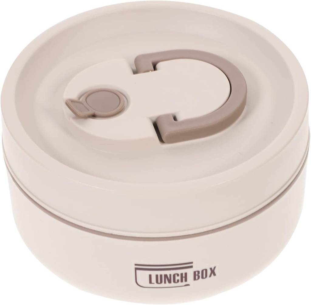 HOMSFOU Insulated Food Jar Set 3Pcs Stainless Steel Thermal Lunch Box Leakproof Portable Food Containers for Camping Kids and Students 4.5X4.5X7.7 Inches