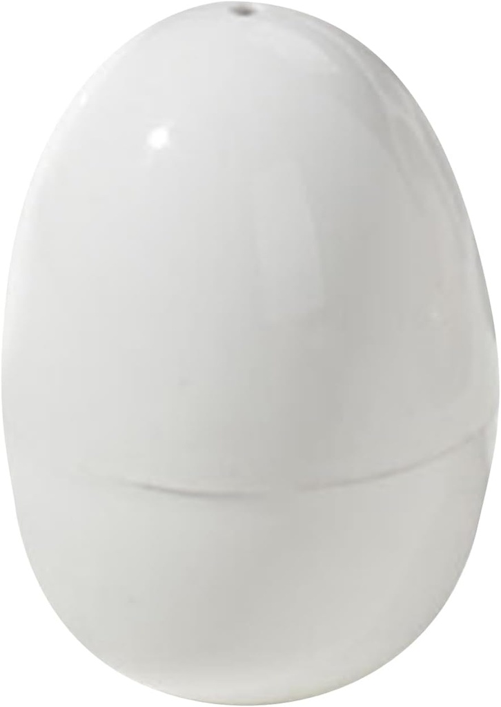 PP/Aluminum Microwave Egg Maker - Smart Ventilation & Crack-Proof Design (4-10 Min Soft/Hard Boiled, Space-Saving)​​ (A)