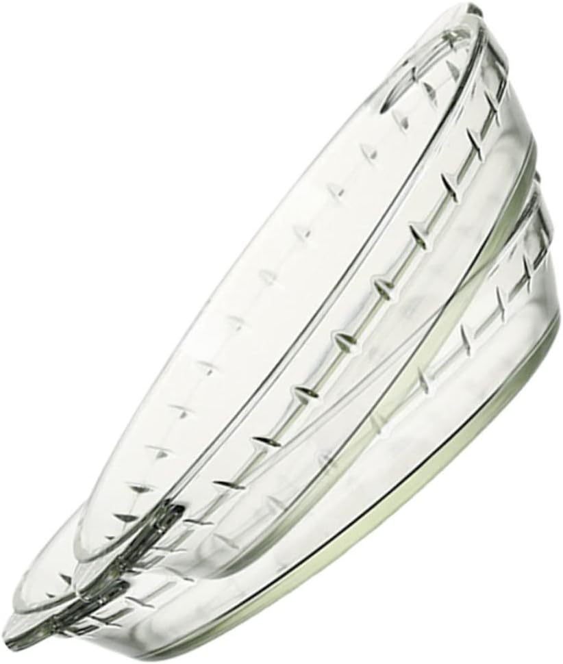 2pcs Heat Resistant Glass Baking Dish Wave Edge Oven Safe Microwave Plate Sturdy Eco-friendly Easy Clean for Baking Needs