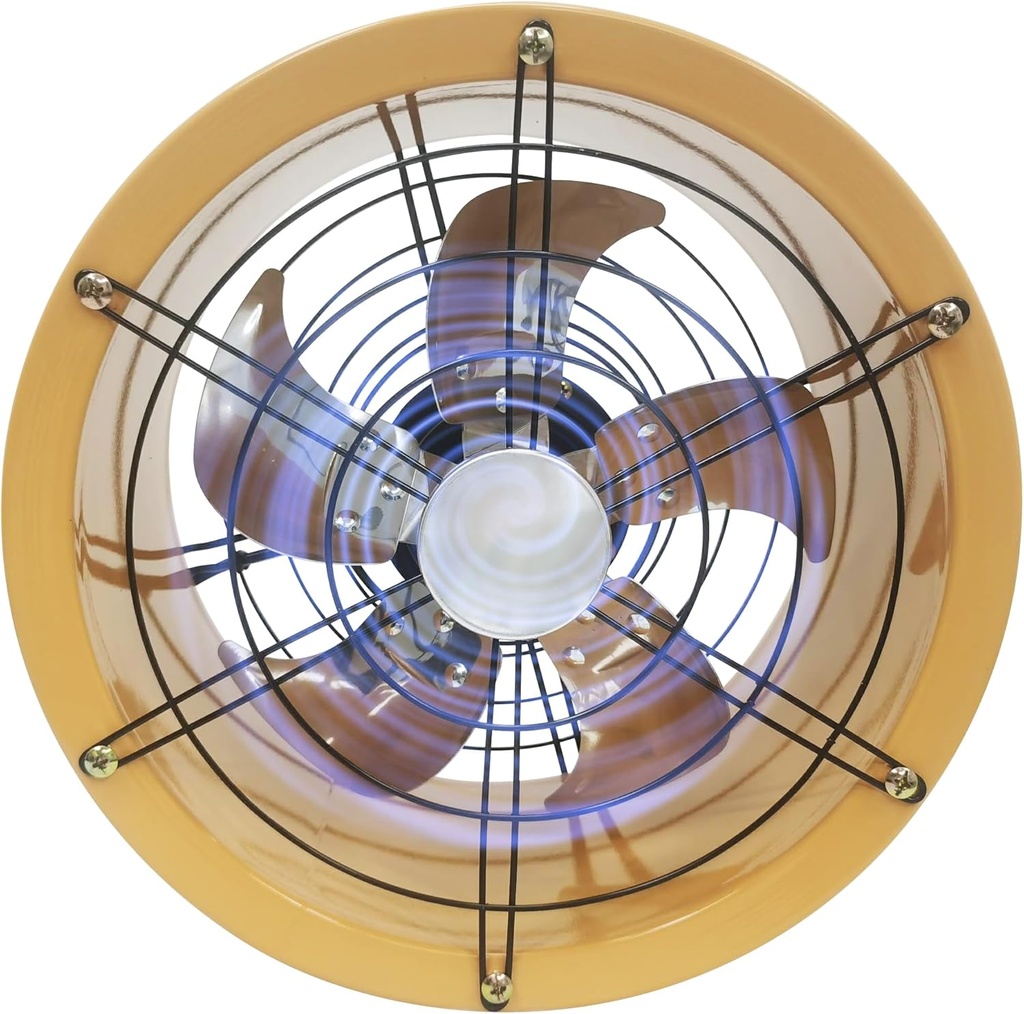 Cylinder Pipe Fan Explosion Proof Exhaust Duct Fan Industrial Blower 12'' Wall Mounted Circular Ventilation Equipment 220V for Ventilation and Heat Dissipation